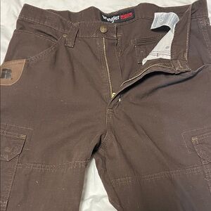 Wrangler Men's Dark Brown Cargo Pants